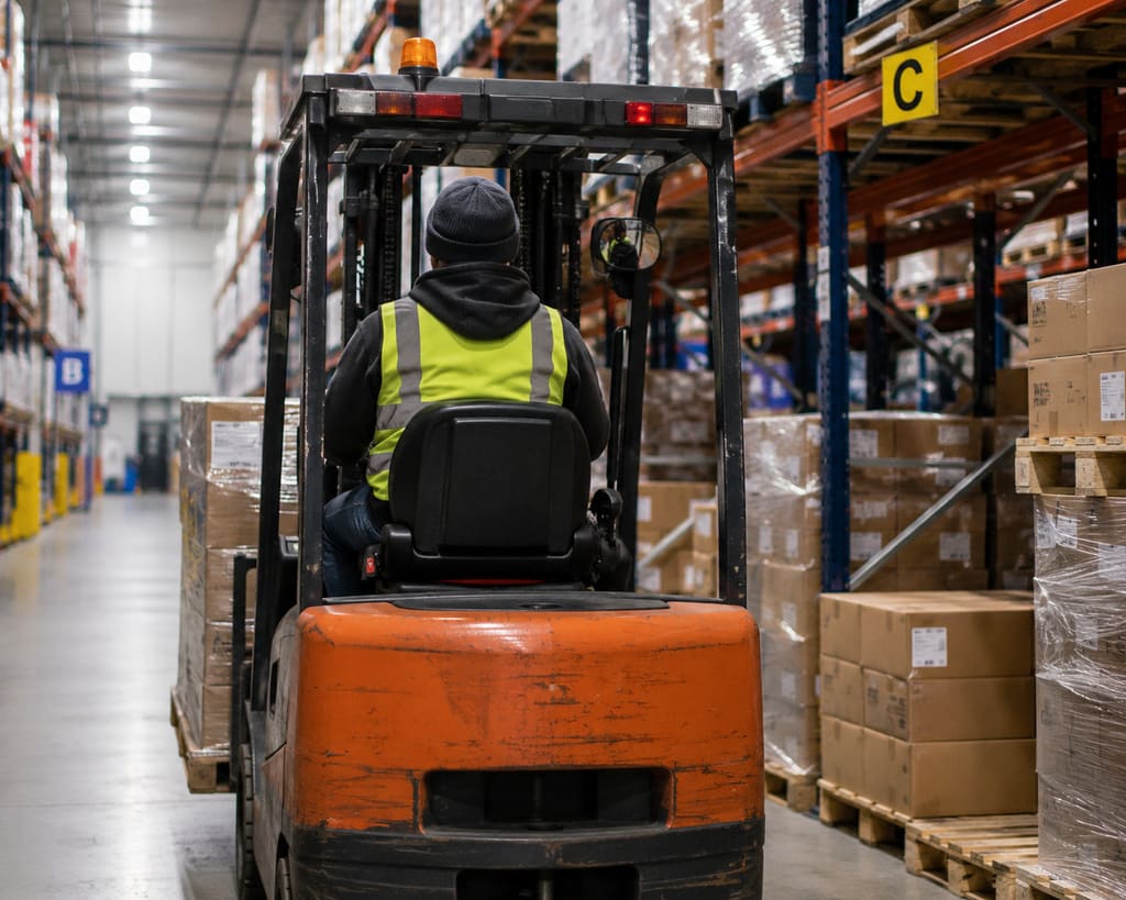 Operations and delivery in a warehouse
